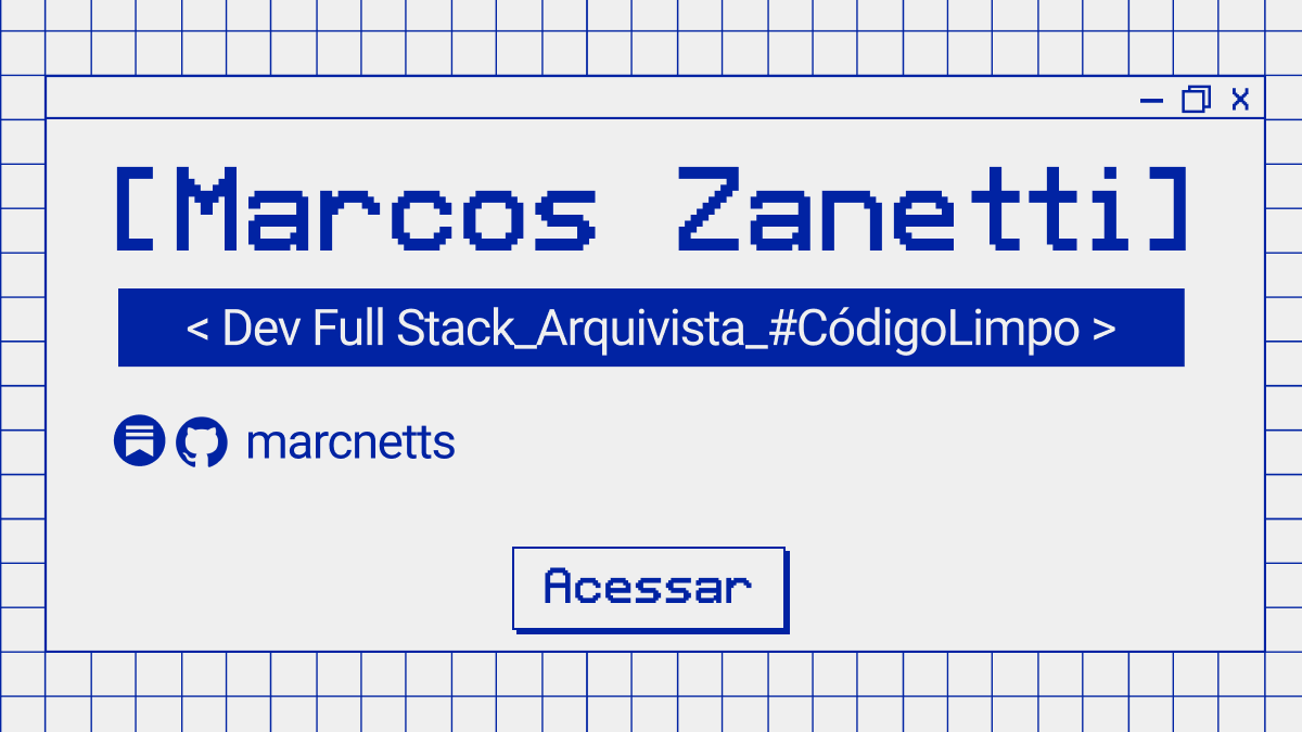 Marcos Zanetti | Desenvolvedor Fullstack